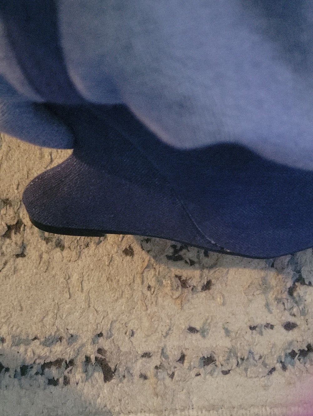 AZALEA WANG Blue Fold-Over STYLISH DENIM BOOTS - Picture 3 of 11